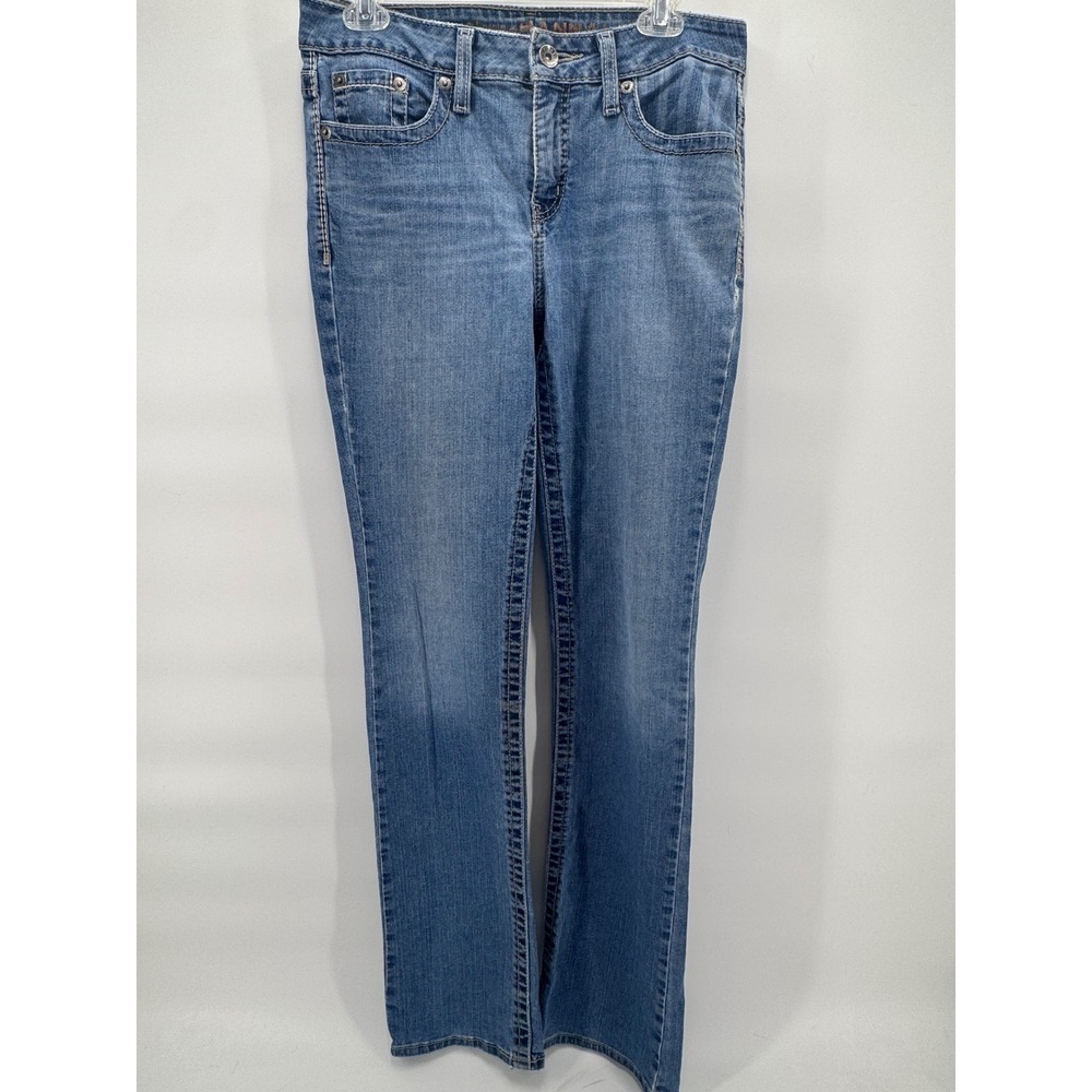 Cruel Denim Hanna Jeans Womens 30/9XL Blue Slim Straight Star Stripe Pockets - Picture 2 of 7